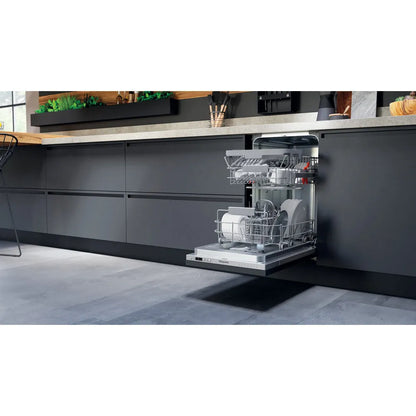 Hotpoint HI9C3M19CSUK Slimline Integrated Dishwasher - Silver