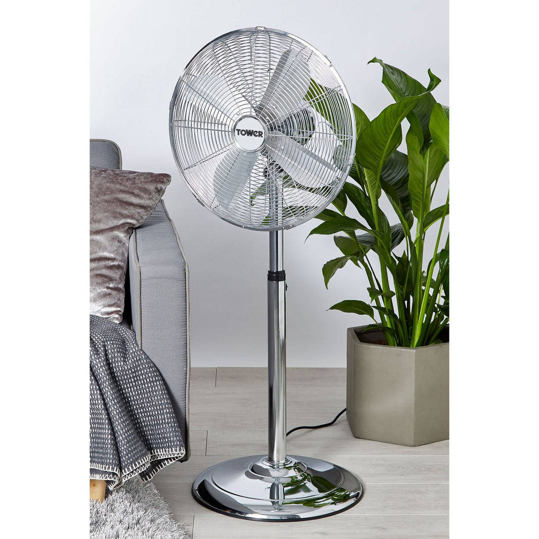 Tower T637000 16 Inch Metal Pedestal Fan