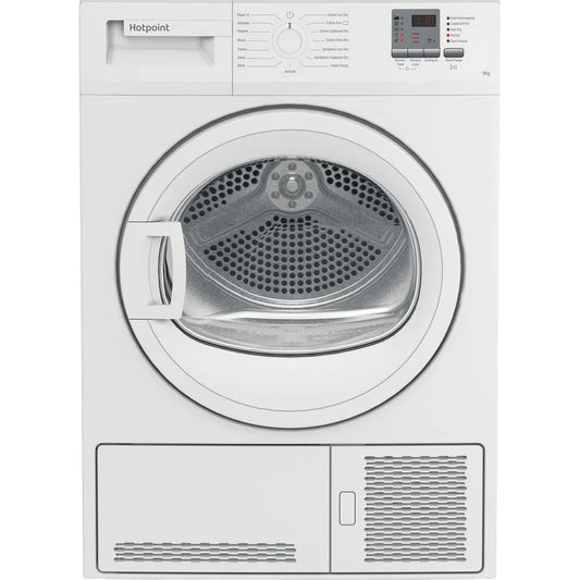 Hotpoint Dryer 9KG Condenser Sensor Dry White - CHDC92WWGDUK