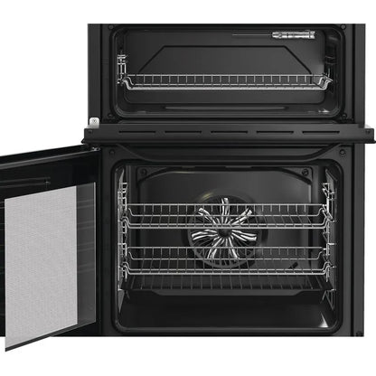 Hotpoint HTE6VDCB1 - Black 60cm Electric Cooker - Ceramic Hob - A Energy