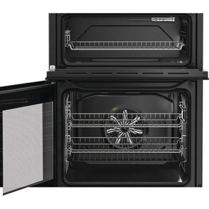 Hotpoint HTE6VDCB1 - Black 60cm Electric Cooker - Ceramic Hob - A Energy