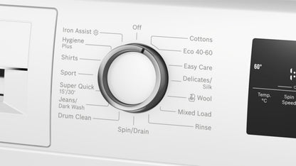 WAN28255GB - Series 4, Washing machine, front loader, 9 kg, max. 1400 rpm