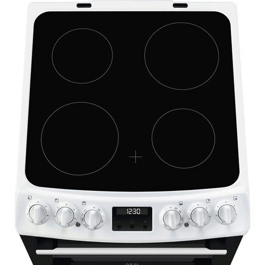 Blomberg HKRN651W 60cm Double Oven Electric Cooker with Vitroceramic Hob - White