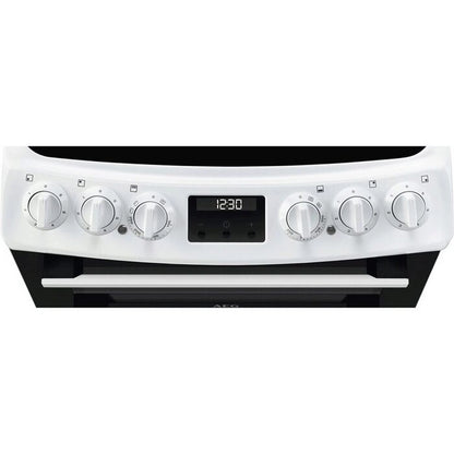 Blomberg HKRN651W 60cm Double Oven Electric Cooker with Vitroceramic Hob - White