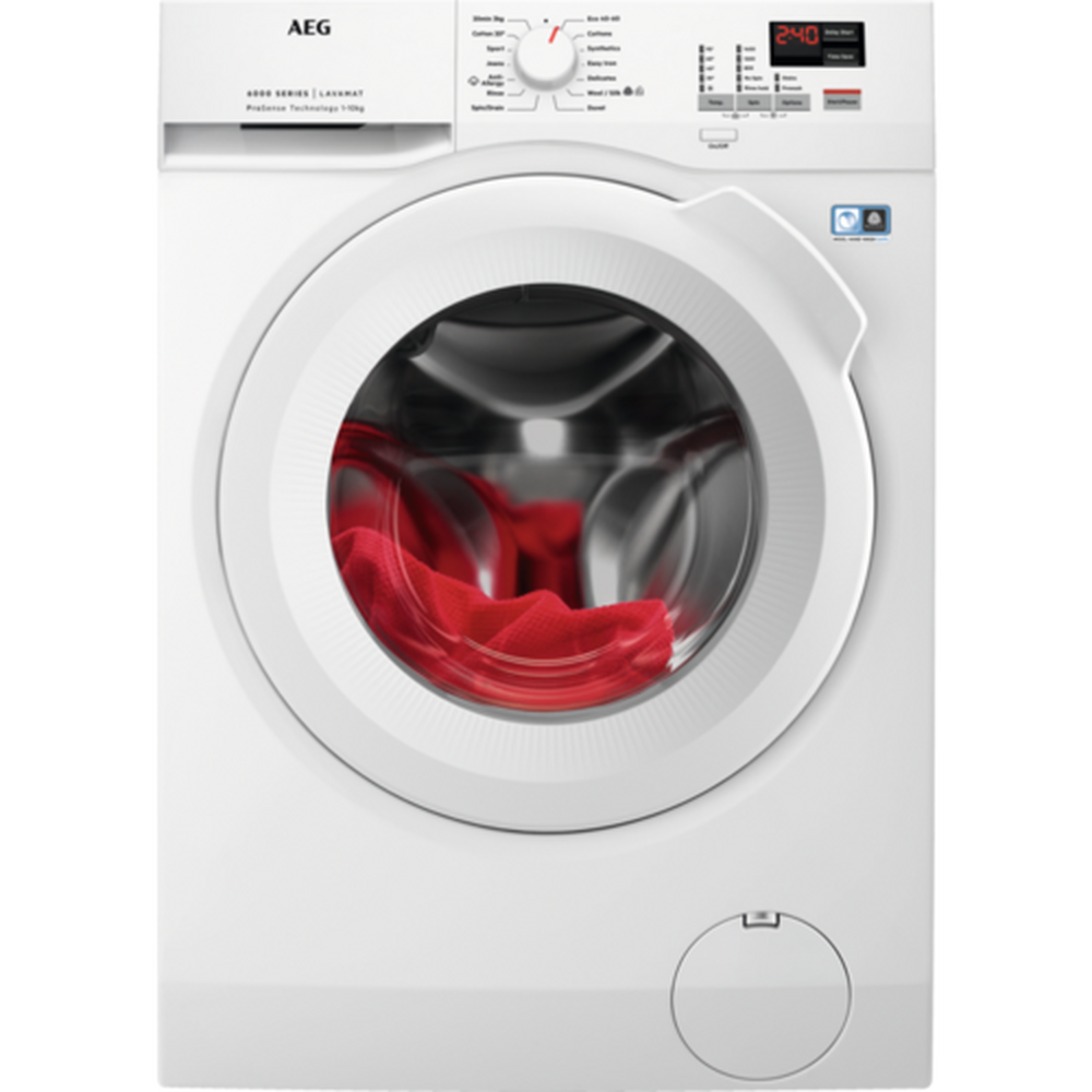 AEG L6FBK141B 10kg 1400 Spin Washing Machine - 5 Year Guarantee