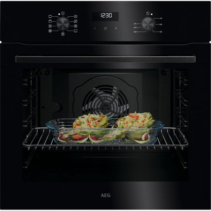 AEG OU5AB20XK 60cm Built In Electric Single Oven - Black