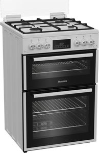 Blomberg GGRN655W 60cm Double Oven Gas Cooker with Gas Hob - White