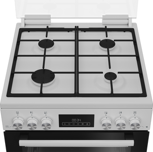 Blomberg GGRN655W 60cm Double Oven Gas Cooker with Gas Hob - White