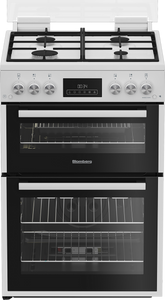 Blomberg GGRN655W 60cm Double Oven Gas Cooker with Gas Hob - White