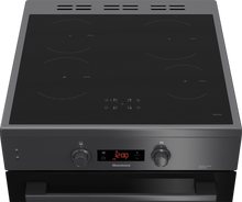 Load image into Gallery viewer, Blomberg HIN651N 60cm Double Oven Electric Cooker with Induction Hob - Anthracite
