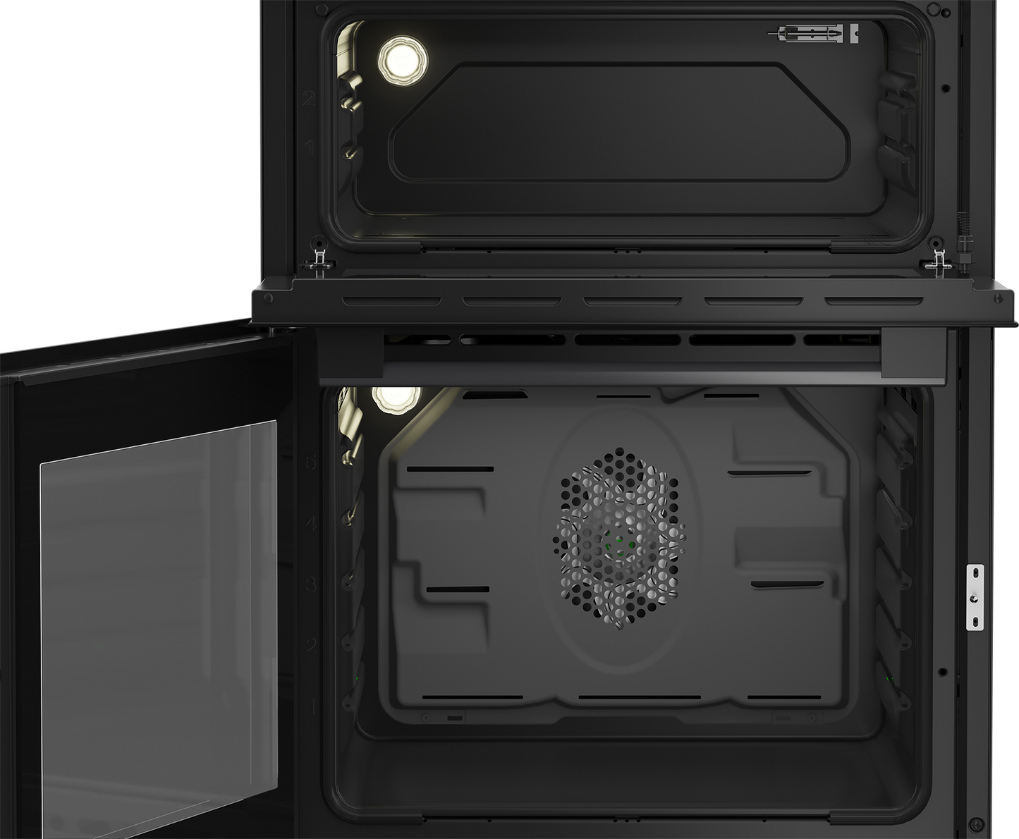 Blomberg HIN651N 60cm Double Oven Electric Cooker with Induction Hob - Anthracite