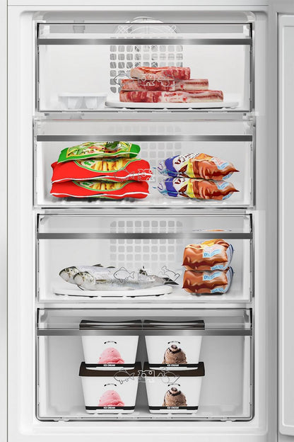 Blomberg KGM4574V Frost Free Fridge Freezer - White - E Energy Rated