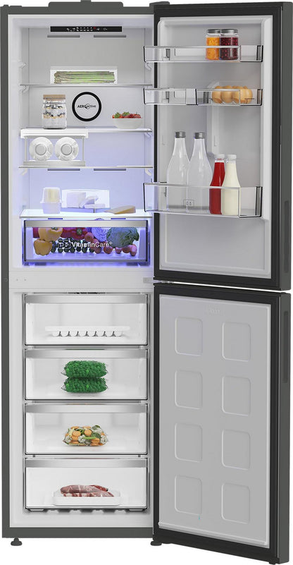 Blomberg VitaminCare+ KND24692VG 60cm 50/50 No Frost Fridge Freezer Graphite