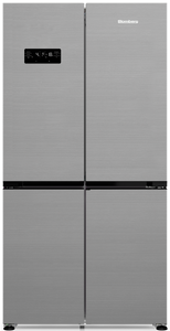 Blomberg KQD114VPX 90.8cm 60/40 Dual Cooling Frost Free American Fridge Freezer - Brushed Steel