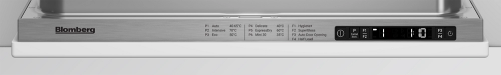 Blomberg LDV42420 Integrated Full Size Dishwasher with SuperGloss - Fixed Hinge - 14 Place Settings