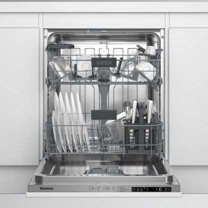 Blomberg LDV42420 Integrated Full Size Dishwasher with SuperGloss - Fixed Hinge - 14 Place Settings
