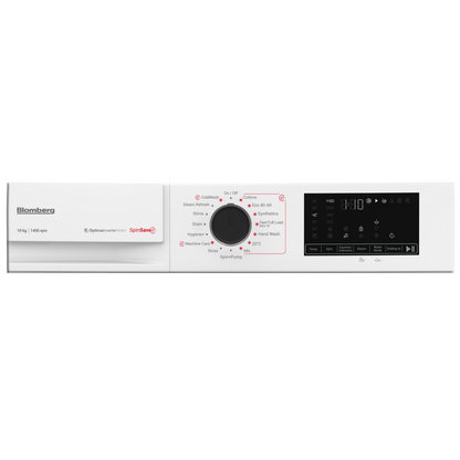 Blomberg LWA210461W 10kg 1400 spin Washing Machine - White