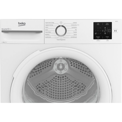 Beko BM3T3822NW 8kg Heat Pump Tumble Dryer