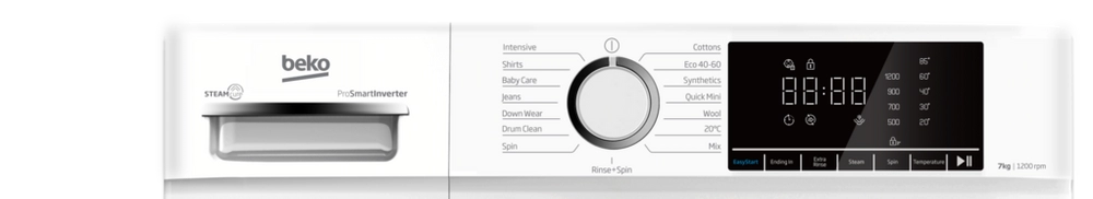 Beko BWC7121W Freestanding 7kg 1200rpm Washing Machine - White