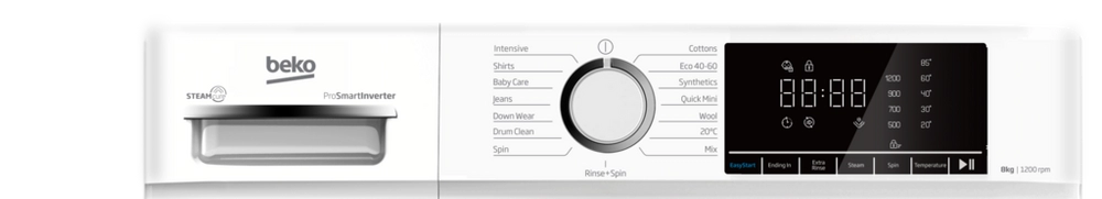 Beko BWC8121W Freestanding 8kg 1200rpm Washing Machine - White