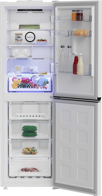 Beko CNG4692VW 59.7cm 50/50 Total No Frost Fridge Freezer - White