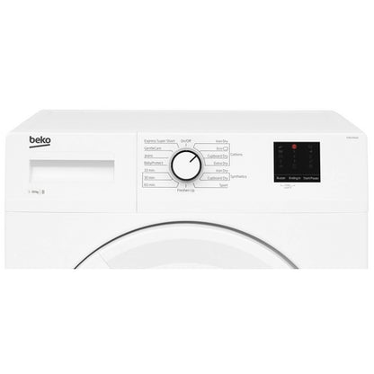 Beko DTBC10001W 10kg Condenser Tumble Dryer with Sensor Programmes - White