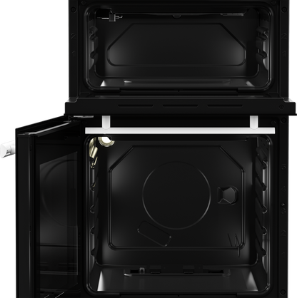 Beko EDG507W 50cm Twin Cavity Gas Cooker with Gas Hob - White