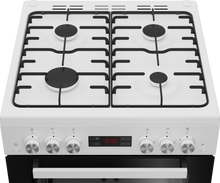 Load image into Gallery viewer, Beko EDG634W 60cm Double Oven Gas Cooker with Gas Hob - White
