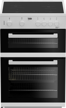 Load image into Gallery viewer, Beko ETC611W 60cm Electric Cooker with Ceramic Hob - White
