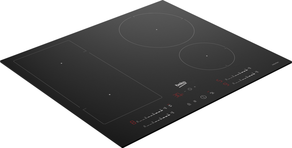 Beko HIIP64530UFT 59cm Electric Hob - Black