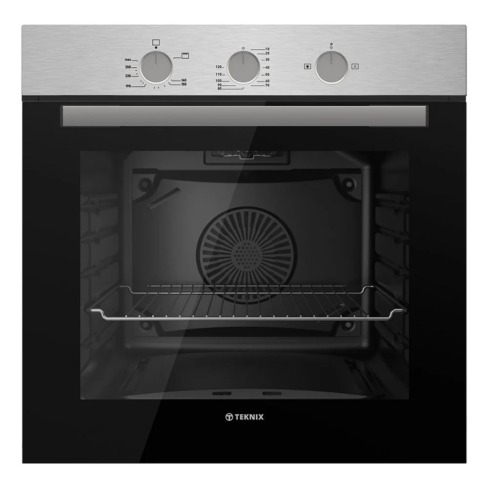 Teknix BITK263GSX, 63L Gas Oven, Stainless Steel