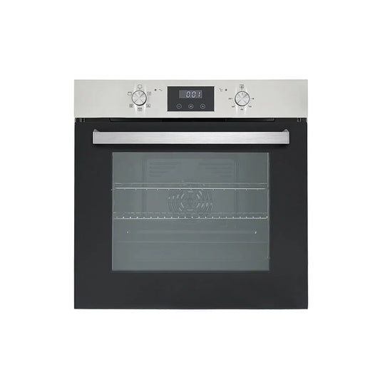 Teknix BITK264GSX, GAS 67L Oven, Clock, Stainless Steel