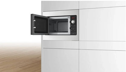 Bosch BFL523MS3B 20 Litres Built In Microwave Oven - Stainless Steel