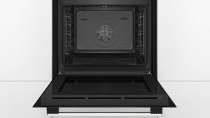 Bosch HQA534BS3B 59.4cm Built In Electric Single Oven - Stainless Steel