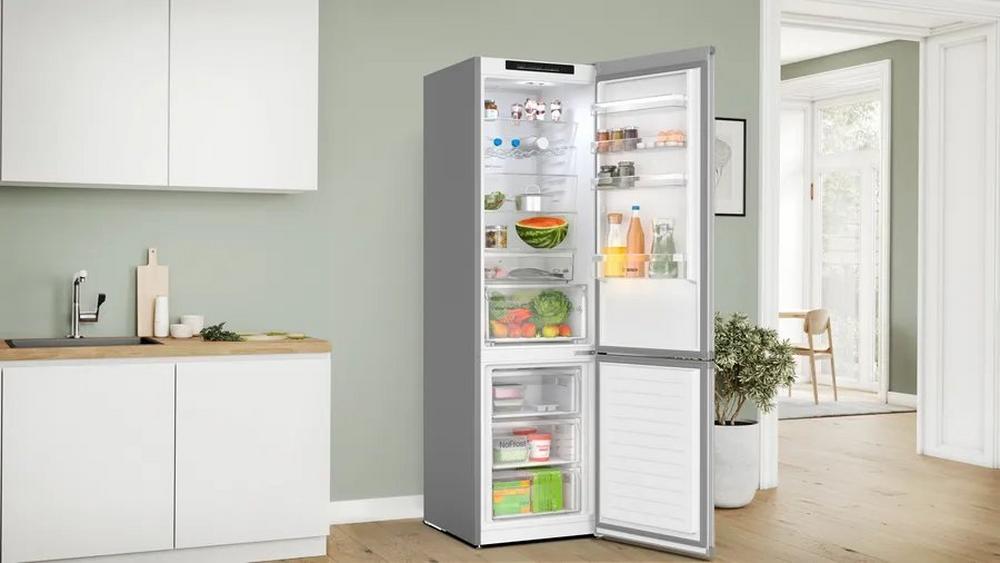 Bosch KGN392LAF 60cm 70/30 Frost Free Fridge Freezer - Stainless Steel