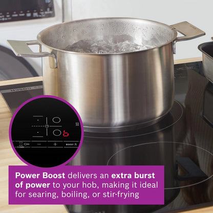 Bosch PWP611BB5B 59.2cm Induction Hob - Black