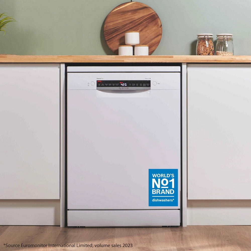 Bosch SMS4EKW06G Dishwasher - White - 13 Place Settings