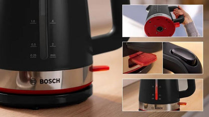 Bosch TWK4M223GB 1.7 Litres Jug Kettle - Black