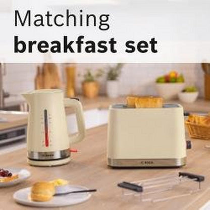 Bosch TWK4M227GB 1.7 Litres Kettle - Cream