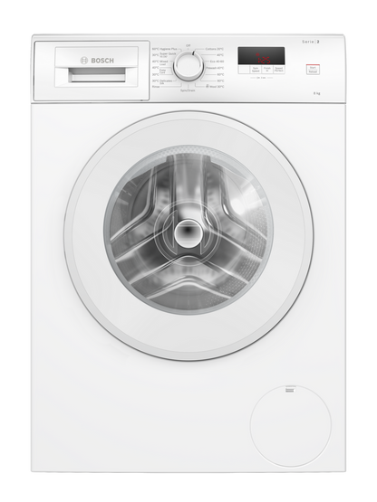 Bosch WGE03408GB 8kg 1400 Spin Washing Machine - White