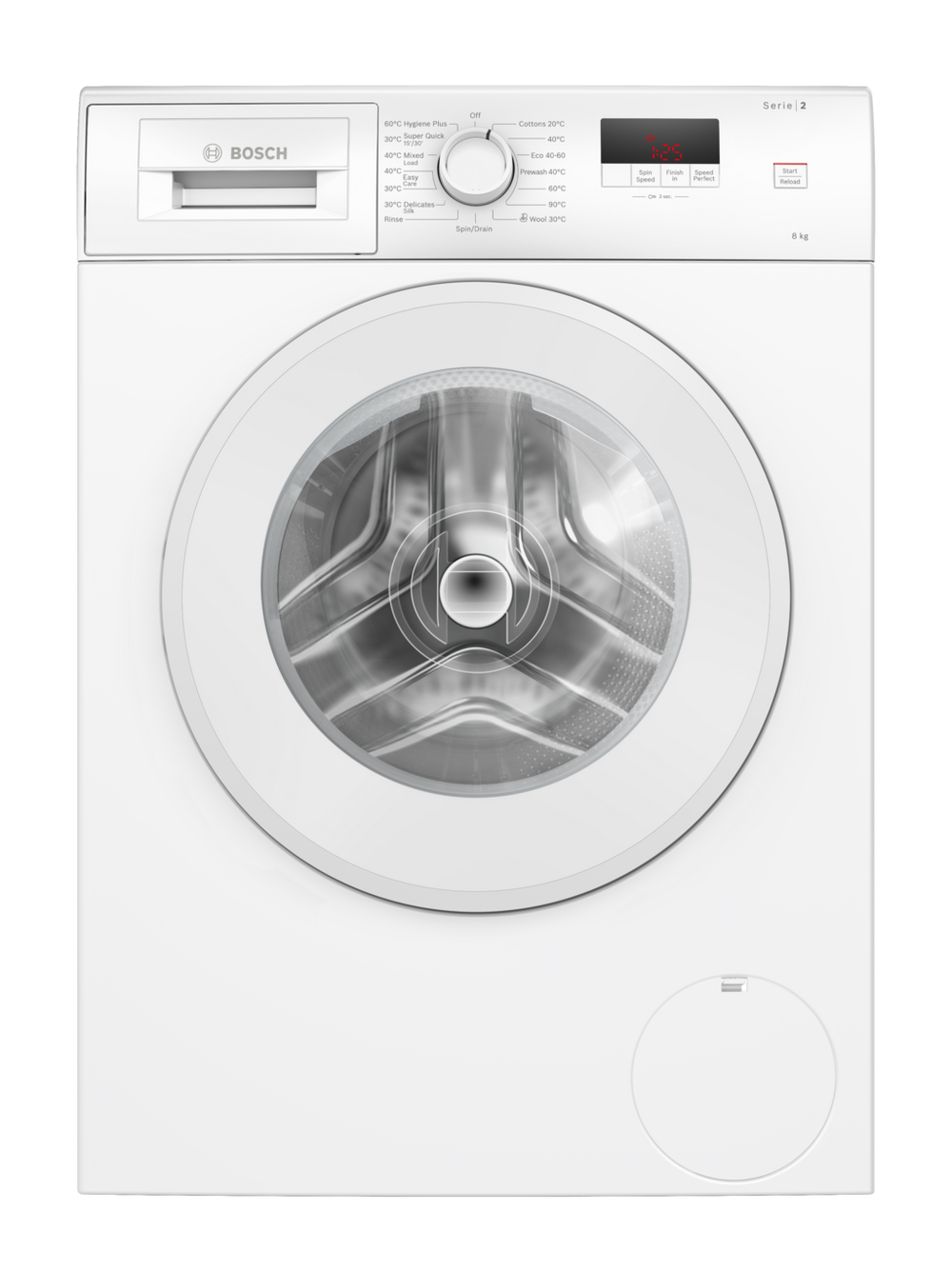 Bosch WGE03408GB 8kg 1400 Spin Washing Machine - White