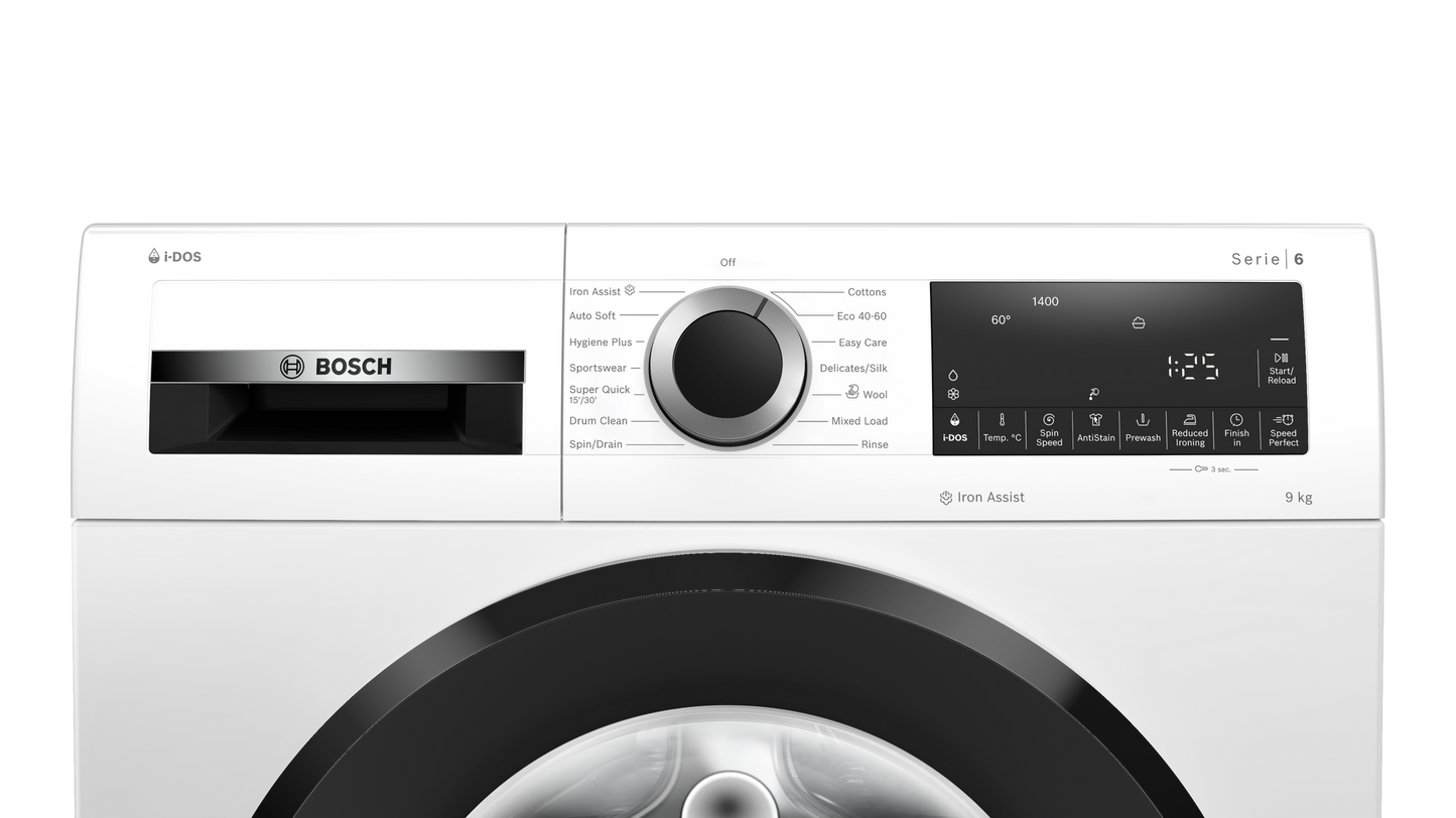 Bosch WGG244F9GB i-DOS 9kg 1400 Spin Washing Machine 5 Year Guarantee