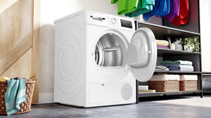 Bosch WTH84001GB 8kg Heat Pump Tumble Dryer - White - A+ Energy Rated