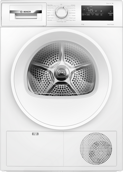Bosch WTH85225GB 8kg Heat Pump Tumble Dryer - 5 Year Guarantee