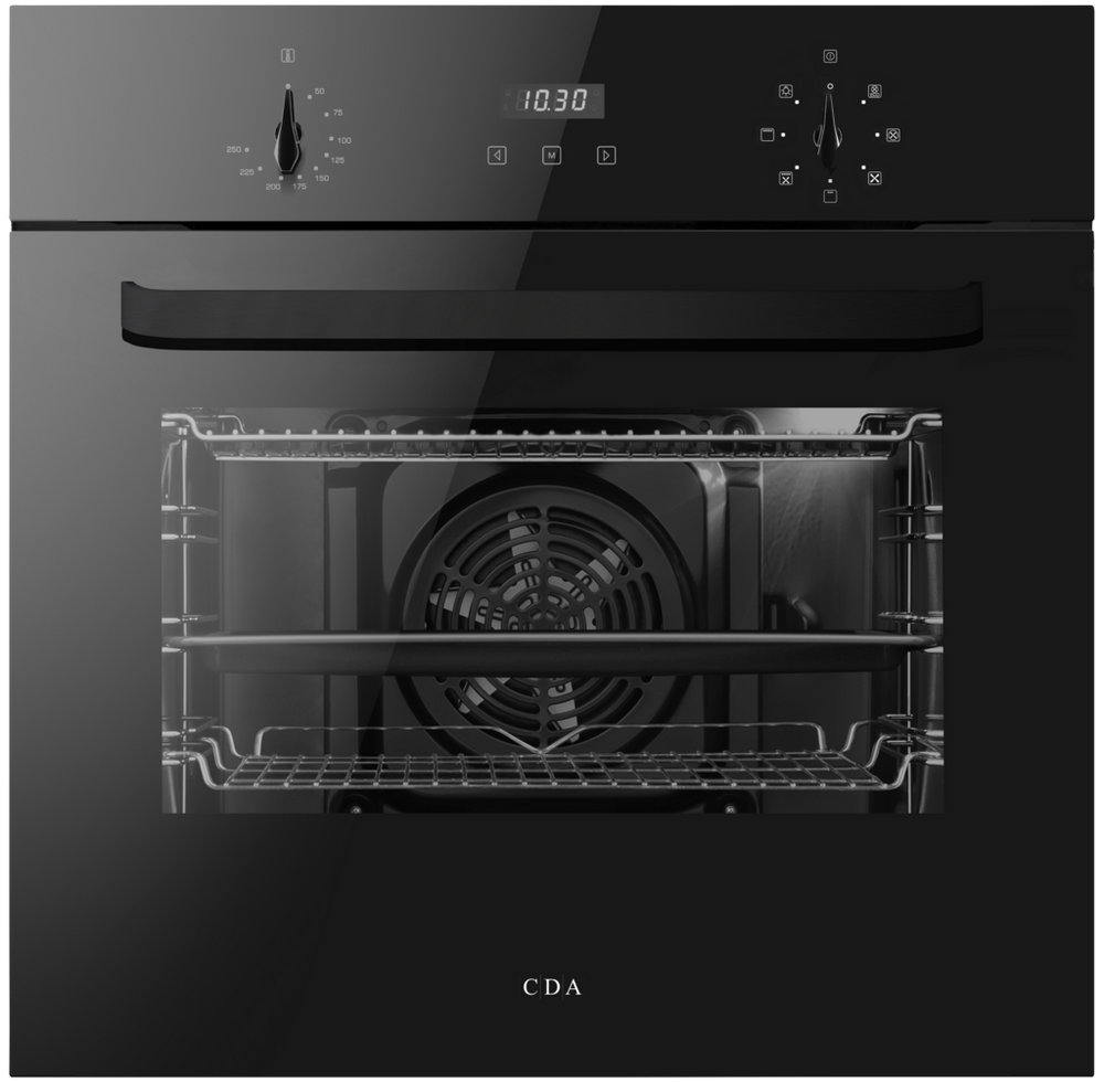 CDA SC223BL 59.5cm Electric Single Oven - Black