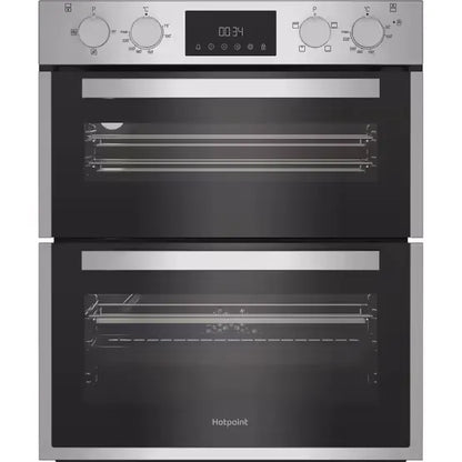 Hotpoint DUH10DIX Built Under Electric Fan Double Oven - Stainless Steel