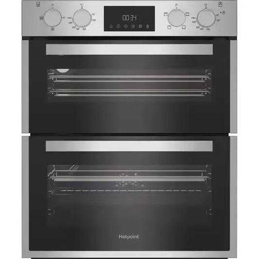 Hotpoint DUH10DIX Built Under Electric Fan Double Oven - Stainless Steel