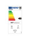 Teknix FF1860B/E Black 60cm 308Lt  Fridge Freezer, Total No Frost