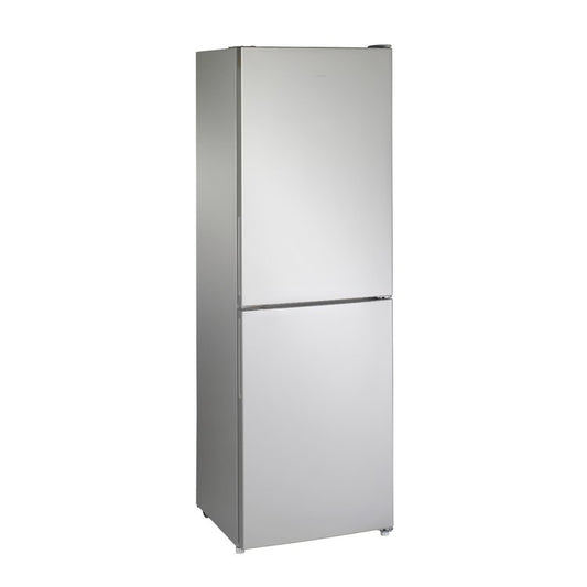 Teknix FF1860X/E Silver 60cm 308Lt  Fridge Freezer, Total No Frost
