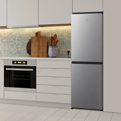 Fridgemaster MC55240ES 50/50 Freestanding Fridge Freezer – Silver